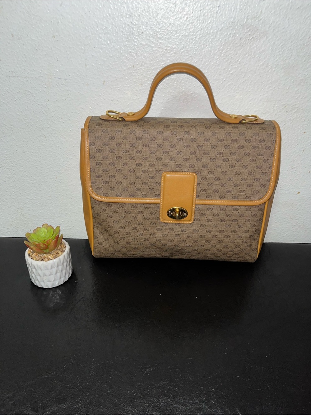 Vintage Micro “GG” Gucci Satchel